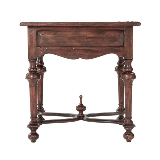 Not Yet Made - Made To Order William and Mary Antiqued End Table For Sale - Image 5 of 7