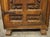 Unusual Circa 1650 Solid Walnut Carved Single Door Cabinet From Spain For Sale - Image 11 of 18