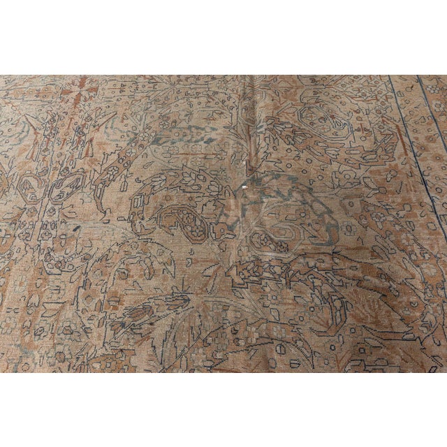 Persian Antique Persian Kirman Animal, Botanic Handmade Wool Rug For Sale - Image 3 of 6