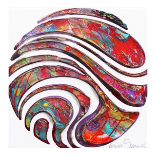 "Find Your Dream and Focus" Original Artwork by Virginie Schroeder For Sale