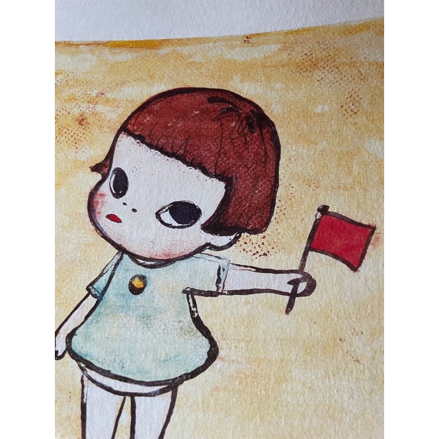 Yoshimoto Nara, Mädchen Mit Den Winkerflaggen, 1996, Copyright Yoshimoto Nara 2002, Printed in Germany For Sale - Image 12 of 13