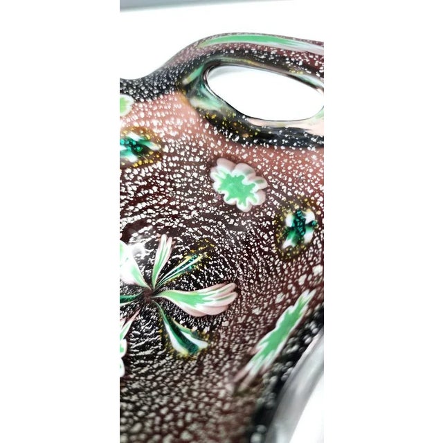 Vintage Brown Murano Glass Ashtray or Catchall from Fratelli Toso, 1960s For Sale - Image 9 of 14