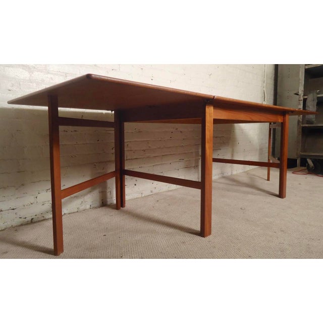 Brown Mid 20th Century Nils Jonsson Teak Mid-Century Drop Leaf Dining Table For Sale - Image 8 of 16