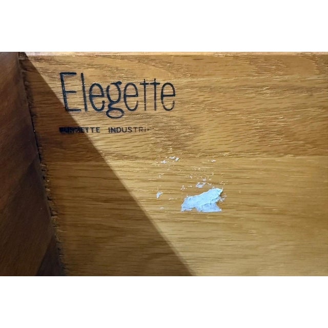 Mid-Century Modern Tambour Walnut 9-Drawer Dresser For Sale - Image 9 of 9