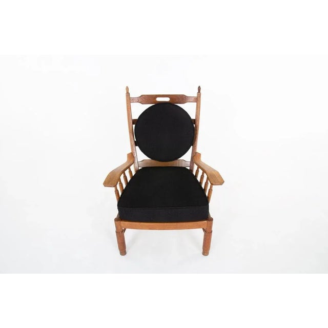 Vintage Armchairs in Oak and Terry Fabric, 1950s, Set of 2 For Sale - Image 6 of 14