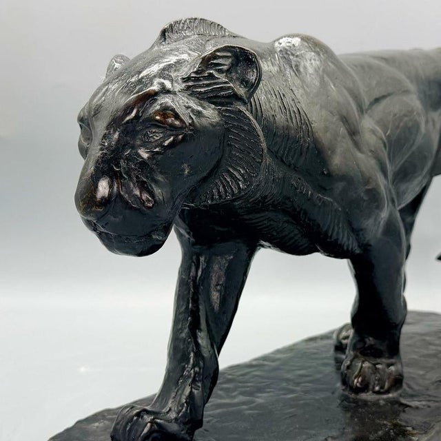 Black Prowling Lion from Piero Palazzolo, 1920s For Sale - Image 8 of 13