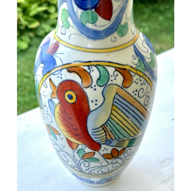Chinese Songbird Vase - Mid Century For Sale - Image 9 of 10