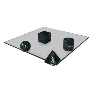 20th Century Metafora Coffee Table by Lella & Massimo Vignelli for Casigliani, 1980, Set of 5 For Sale