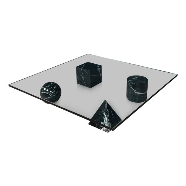 20th Century Metafora Coffee Table by Lella & Massimo Vignelli for Casigliani, 1980, Set of 5 For Sale