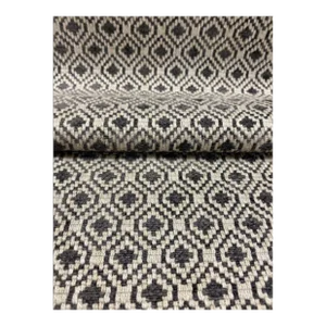Pindler Clovis Charcoal Grey Woven Geometric Chenille Upholstery Fabric