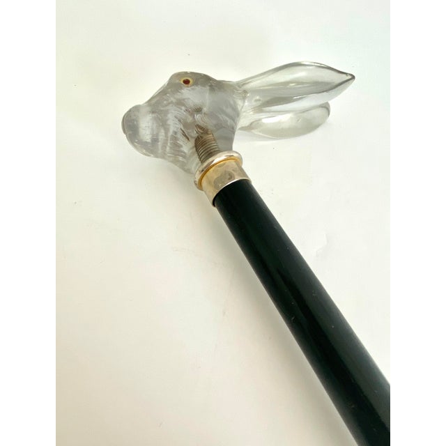 Mid 20th Century English Rabbit Head Walking Stick Cane For Sale - Image 5 of 7