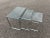 1970s Nesting Table in Glass and Chrome, 1970s, Set of 3 For Sale - Image 5 of 8