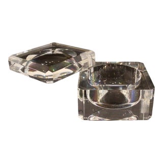 Vintage Mid-Century Modern Lucite Candy Dish by Prismatic For Sale