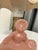 Vintage Southern Belle Glass Lamp With Shade For Sale - Image 4 of 5