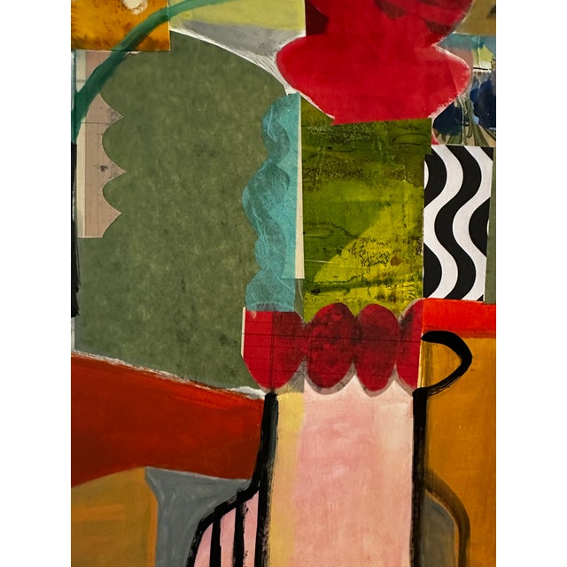 Framed Original Contemporary Abstract Mixed Media Art by Michael Sanchez For Sale In Dallas - Image 6 of 7