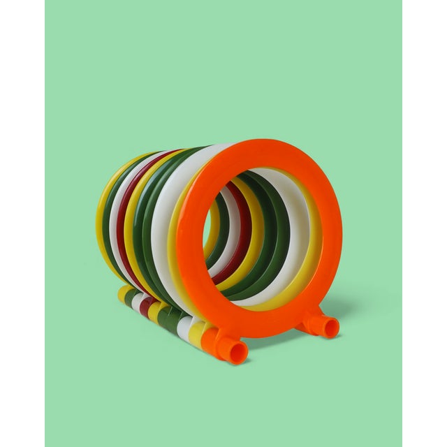 Vintage Modular Vinyl Record Holder from ZZG Veritas Warszawa, 1970s, Set of 10 For Sale - Image 10 of 10