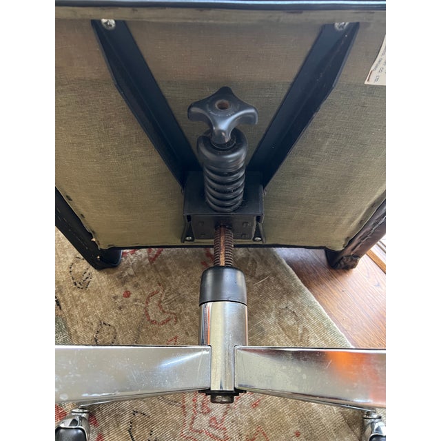 Metal Mid 20th Century Office Chair After Vincent Cafiero For Sale - Image 7 of 8