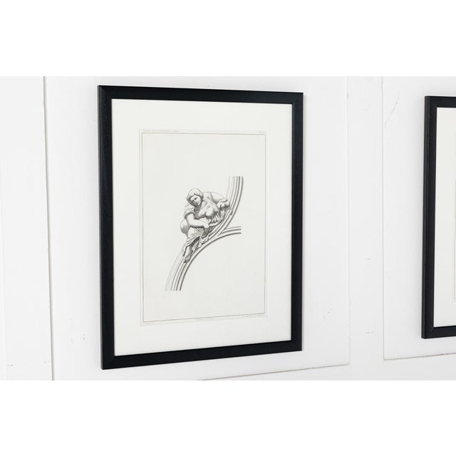 French Artist, Cathedral d'Auch, 1800s, Etchings, Set of 9 For Sale - Image 3 of 11