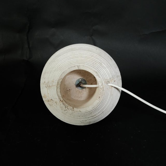 Travertine Table Lamp from Vasco Fontana Studio, 1970s For Sale - Image 12 of 14