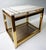 1970s Travertine and Gold Side Table by Maison Jansen Alain Delon for Mario Sabot, 1970s For Sale - Image 5 of 5