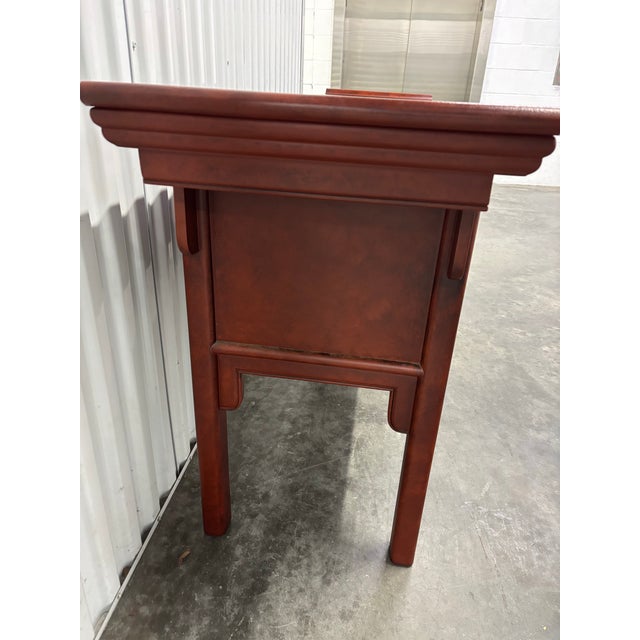 Wood Chinoiserie Pagoda Style Sideboard For Sale - Image 7 of 11