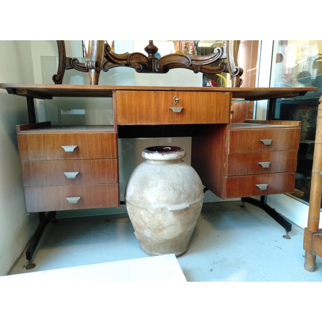 Swedish Teak Desk, 1950s For Sale - Image 17 of 18