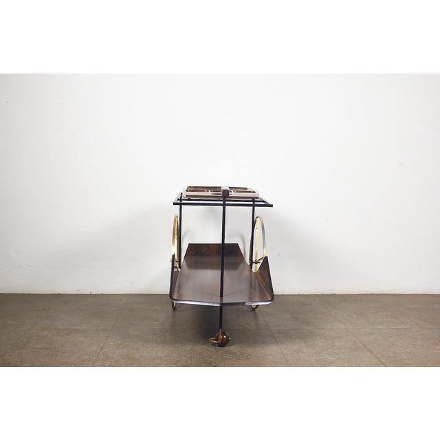 Vintage Brazilian Trolley by Jorge Zalszupin, 1960s For Sale - Image 4 of 18