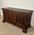 Vintage Spanish Renaissance Style Low Sideboard in Oak with Carved Panel, 1920 For Sale - Image 4 of 13