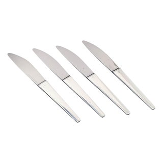 Caravel Dinner Knives by Henning Koppel for Georg Jensen, 1940s, Set of 4 For Sale