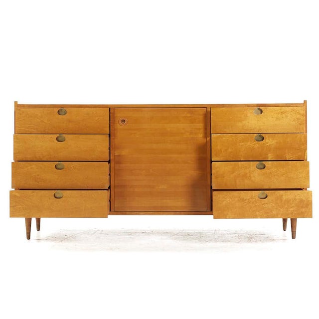 Edmond Spence Mid Century Maple Lowboy Dresser Chairish