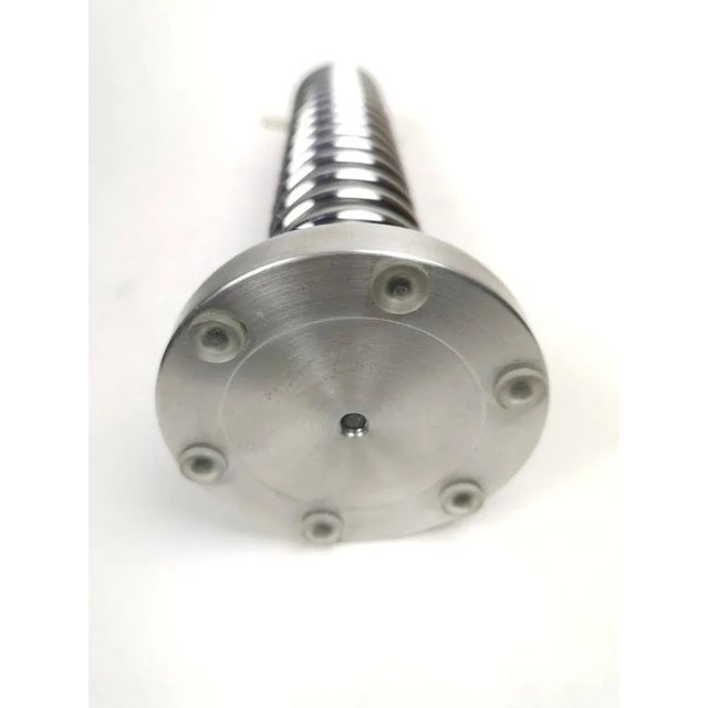 Minimalist Chrome Candleholder For Sale - Image 6 of 7