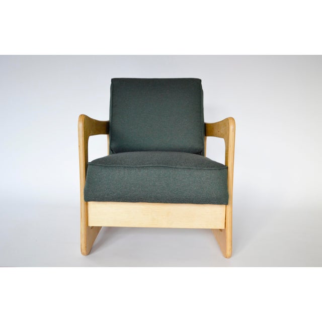 Mid-Century Modern Set of Vintage Forest Green Vesta Amrchairs by Brigita Adamonienė, 1970s For Sale - Image 3 of 9