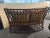 Curved Palm Beach Bamboo Bench Pair For Sale - Image 4 of 5