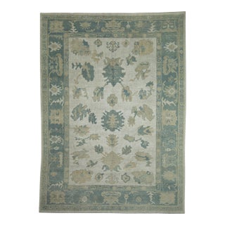 Turkish Oushak Rug 10'1" x 13'10" #18606 For Sale