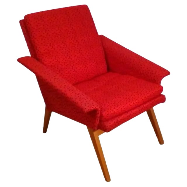 Mid-Century Czech Armchair by Miroslav Navratil, 1950s For Sale