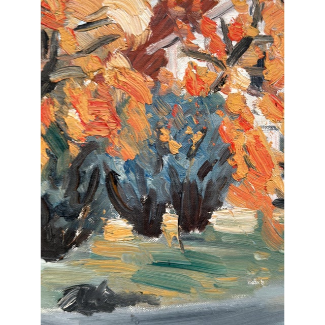 Sune, Autumn Landscape, 1962, Oil Painting on Panel, Framed For Sale - Image 12 of 13