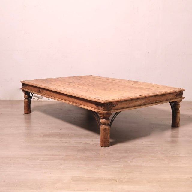 Vintage Indian Teak Coffee Table, 1960s For Sale - Image 9 of 18