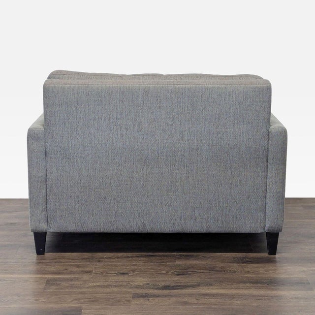 Crate & Barrel Bowen Modern Gray Sleeper Sofa - Comfortable Pull-Out Bed For Sale In San Francisco - Image 6 of 9