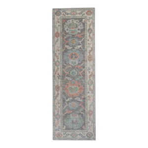 Turkish Oushak Runner Rug 2'8" x 8'1"