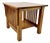 1990s Vintage Arts & Crafts Mission Oak Slatted Side Table, After Stickley. For Sale