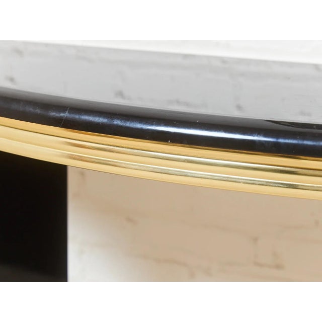 Mid 20th Century Half Moon Vintage Entry Table For Sale - Image 5 of 7
