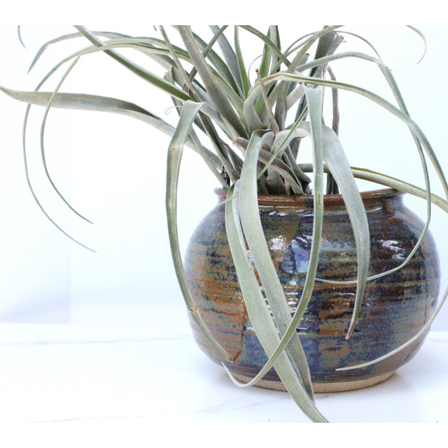 Vintage Studio Pottery Stoneware Bowl For Sale - Image 4 of 5