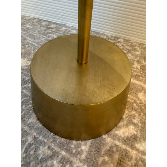 2020s Steelcase for West Elm Maisi Marble + Brass Side Table For Sale - Image 5 of 12