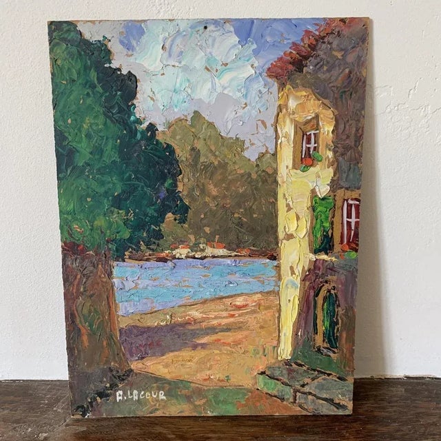 Modern Armand Lacour, Landscape, 1920s, Painting For Sale - Image 3 of 9