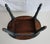 Wood 19th Century Original Blue Painted Small Oval Table For Sale - Image 7 of 7