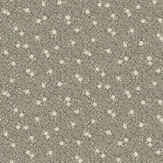 SAMPLE - Boråstapeter Myrten Wallpaper In Olive For Sale