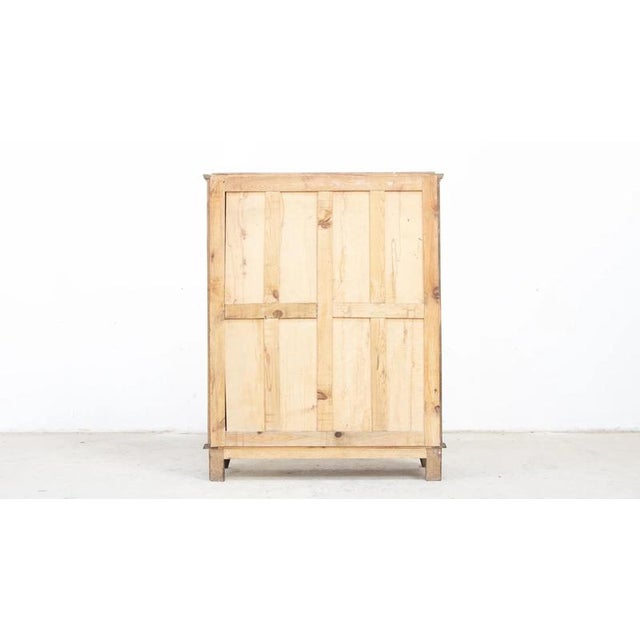 Small Wardrobe by René Gabriel, Reconstruction Period, 1945, 1890s, Oak For Sale - Image 3 of 10