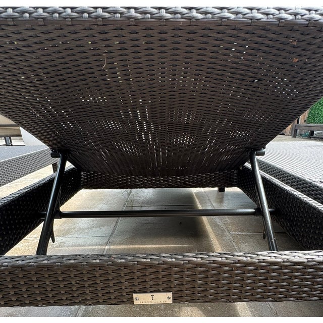 2020s Janus Et Cie Quinta Bronze Fully Woven Outdoor Chaise Lounges – Set of 5, New Never Used For Sale - Image 5 of 5