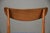 Wood Mid 20th Century Walnut Blue Mid Century Modern Dining Chairs - Set of 4 For Sale - Image 7 of 10