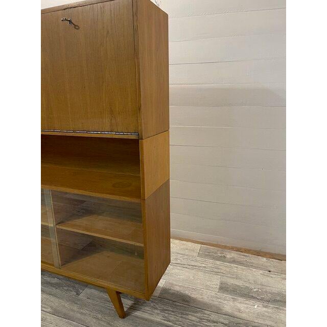 Vintage Bookcase with Bar by Jiroutek For Sale - Image 3 of 9